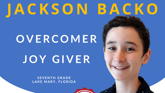 Jackson Backo Receives the 2026 Lovis Extraordinary Student Award for Compassion and Supporting Others