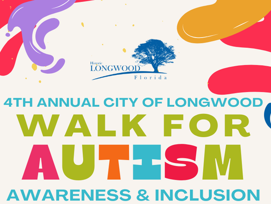 4th Annual City of Longwood Walk for Autism Awareness & Inclusion at Reiter Park