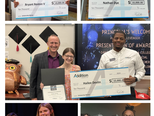  Addition Financial Credit Union awards College Scholarships to Students