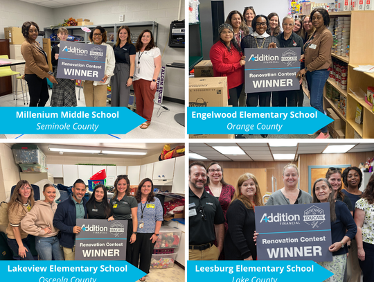  Addition Financial Foundation Transforms  “Renovate to Educate” Program to Enhance Needs 