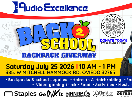 Audio Excellence Oviedo Backpack Giveaway