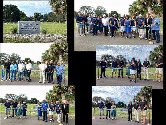 Boston Cemetery Road Ribbon Cutting 