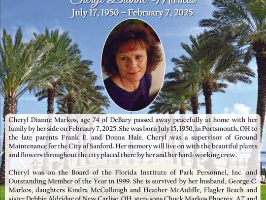 Cheryl Dianne Markos