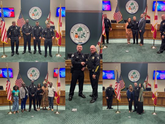 City of Oviedo Police swears in Four New Officers