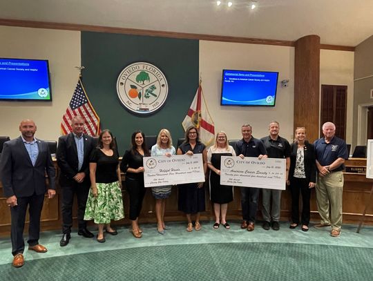 City of Oviedo - Recreation & Parks donates to Helpful Hands