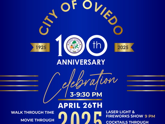 City of Oviedo to Celebrate 100 Years with Grand Centennial Festival