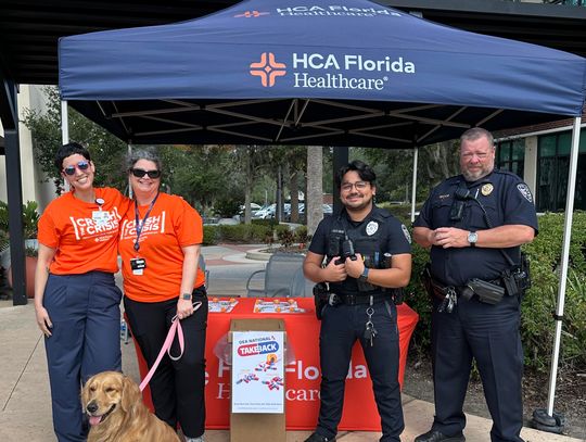 Crushing the Crisis: HCA Florida Healthcare facilities collect nearly 200 pounds of unused prescription drugs