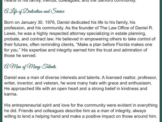 Daniel Richard Lewis