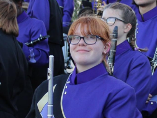 Deaf musician plays for the Winter Springs Marching Band