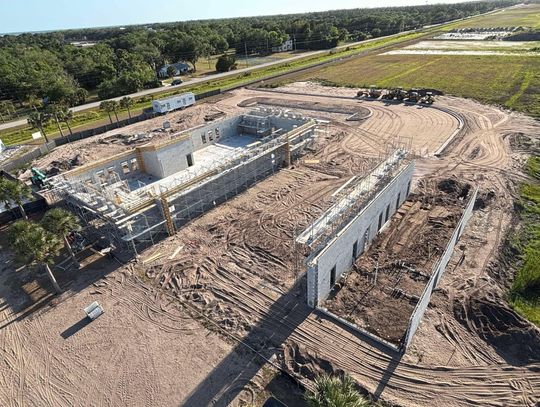 Fire Station 40 in Sanford being Constructed