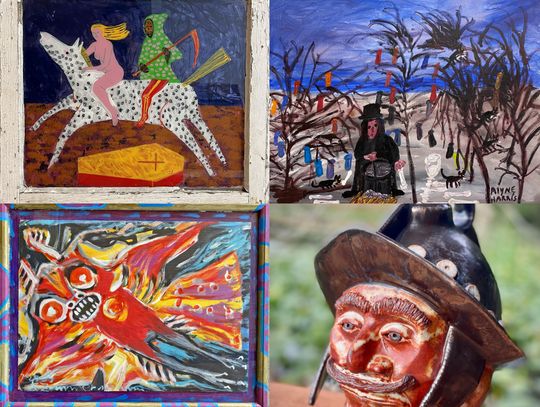 Florida Gothic Art at Jeanine Taylor Folk Art Gallery 
