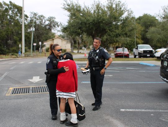 Gearing up to give: Police Partner in Bike Donation to Student in Need