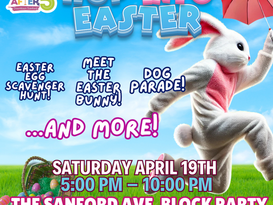 HOP INTO EASTER is happening this Saturday in Downtown Sanford
