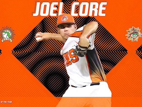 Joel Core named FCSL Reliever of the Year