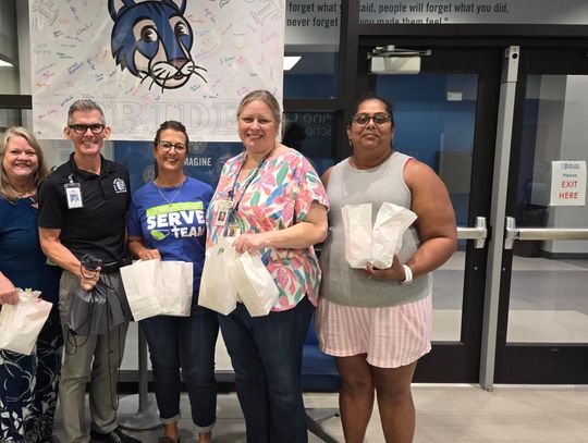Lifeway Church Members show Teacher Appreciation