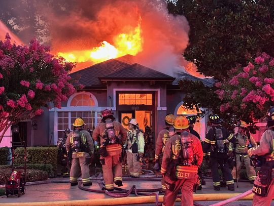Lightning Strike Ignites Fire in Sanford
