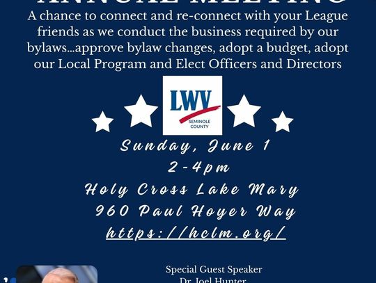LWVSC Annual Meeting