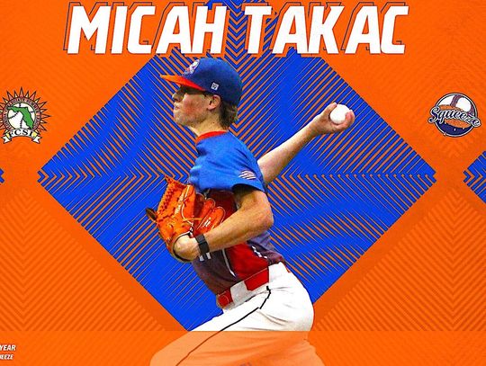 Micah Takac honored as FCSL Pitcher of the Year