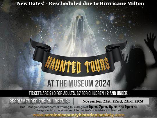 New Date for Haunted Tours at the Museum 2024