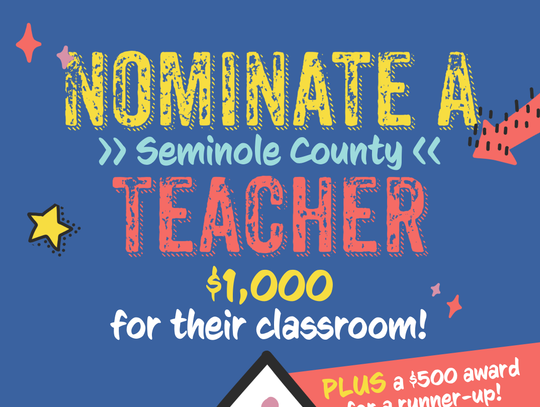 Nominate a Seminole County Teacher: Harrell & Beverly Is Giving $1,000 to an Educator Making a Difference