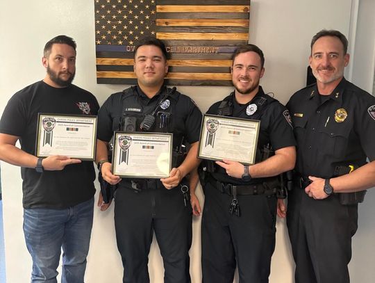 Officers honored for saving Drowning Child