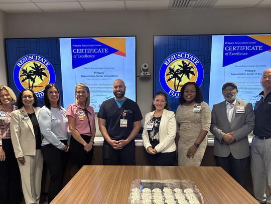 Orlando Health Lake Mary Hospital is Seminole County’s First Primary Florida Resuscitation Center of Excellence