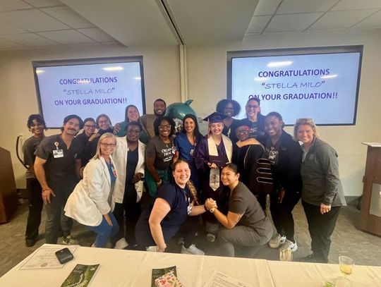 Orlando Health Lake Mary Hospital teams up with Seminole County Schools to bring Graduation to Patient