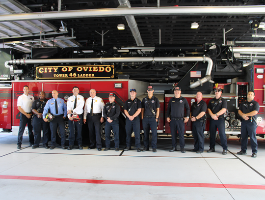 Oviedo Fire Department Promotes Two Firefighters