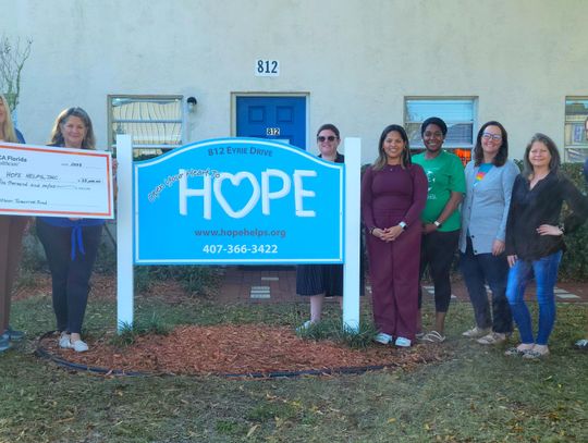 Oviedo Medical Center announces HCA Healthcare Foundation’s $25,000 grant to HOPE Helps