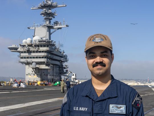 Oviedo native serves aboard one of the world’s largest warships