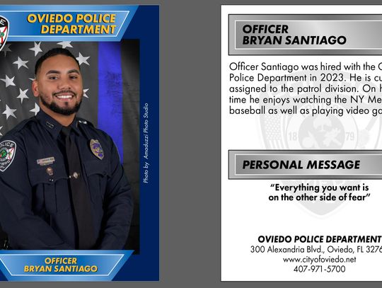Oviedo Police Department Launches Collectible Trading Card Program