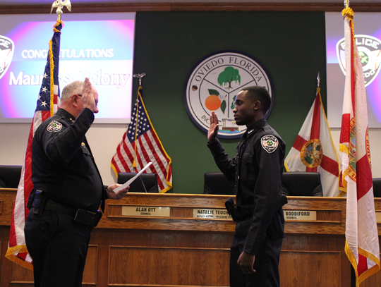 Oviedo Police Officer Sworn In