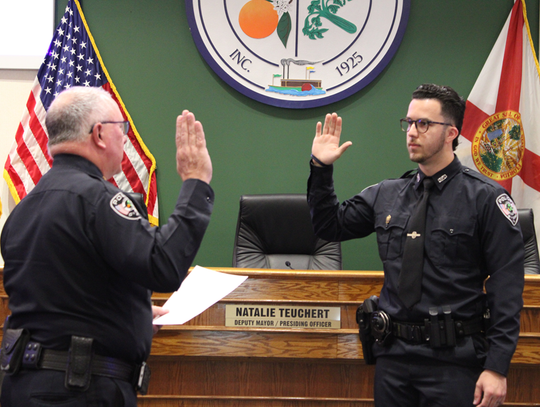 Oviedo Police Officer Sworn In