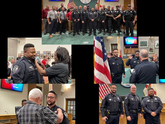 Oviedo Police Swear In Two New Officers