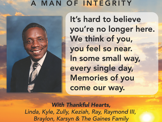 Raymond L. Gaines, Sr. Obituary