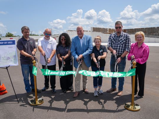 Ribbon Cutting for Landfill Citizen's Drop-Off Area