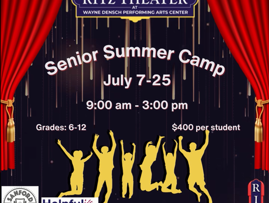  Ritz Theater Junior and Senior Camp Enrollment
