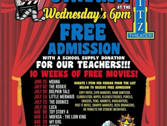 Ritz Theater - Sizzlin' Summer Cinema