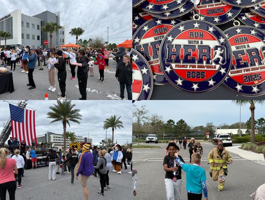 Run with a Hero - Orlando Health, LMFD and LMPD  