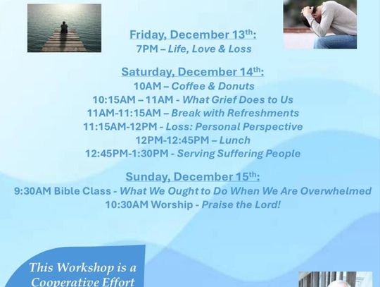  Sanford Church of Christ hosts Living with Loss Workshop