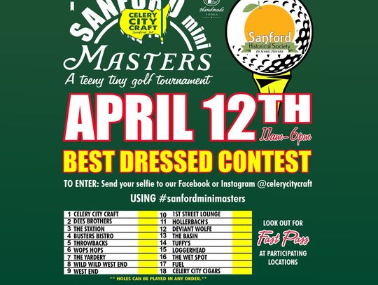 Sanford Mini Masters, a teeny tiny golf tournament takes over Celery City