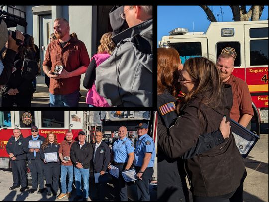 Seminole County Fire Department Recognizes Son-in-Law Who Helped Save His Father-in-Law’s Life with CPR