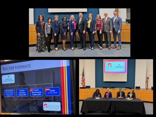 Seminole State College and Seminole County Public Schools launch New Teacher Apprenticeship Program