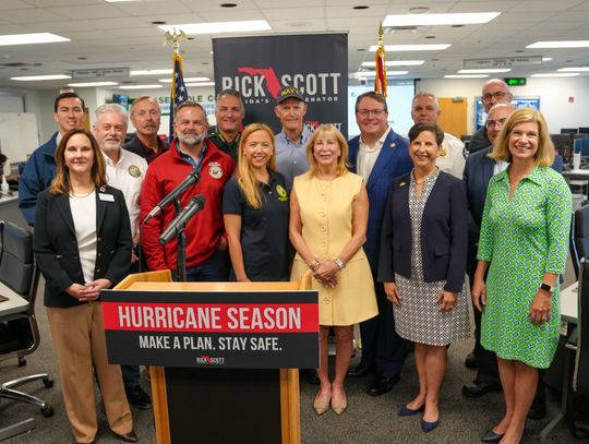  Senator Rick Scott Hurricane Tour 