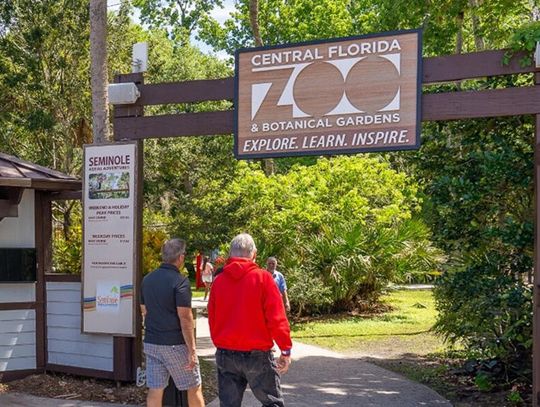 Seniors receive half-off admission at the Central Florida Zoo