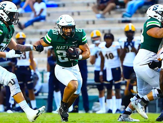 Stetson falls, 45-6, at San Diego