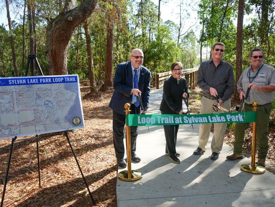 Sylvan Lake Park Loop Trail Ribbon Cutting