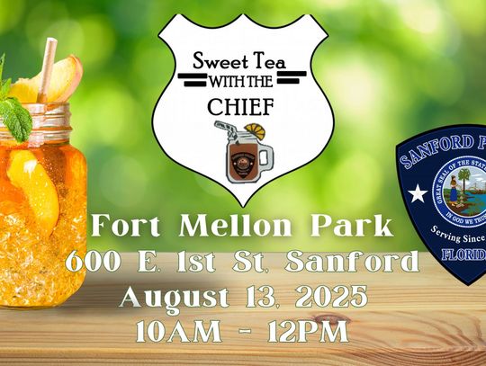 Tea with the Sanford Chief of Police