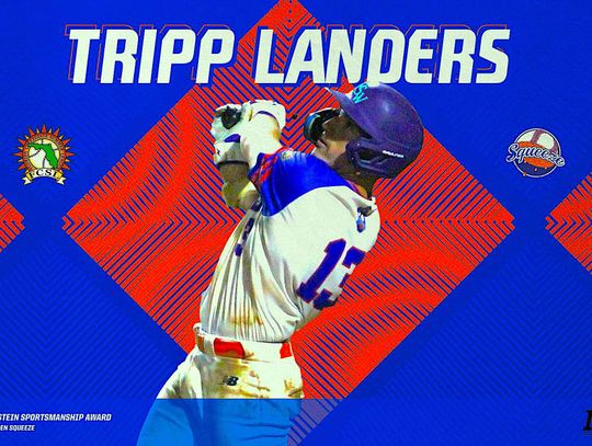 Tripp Landers wins David Eckstein Sportsmanship Award