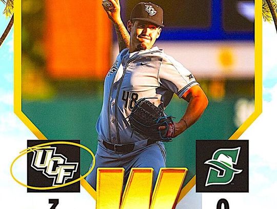 UCF baseball shuts out Stetson, 3-0, at Conrad Park